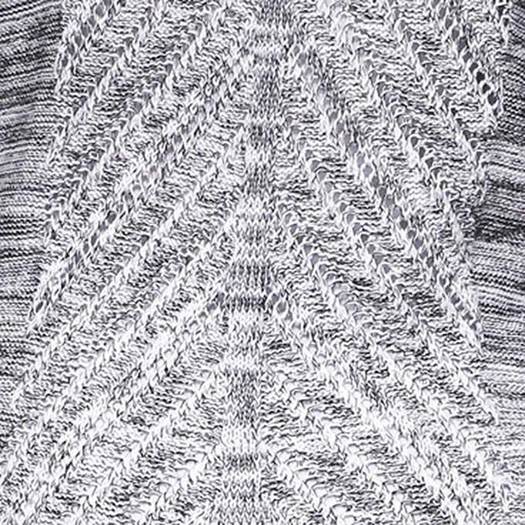 Leo & Nicole Open Front Marled Pointelle Cardigan Size S / M NWT - Picture 8 of 8